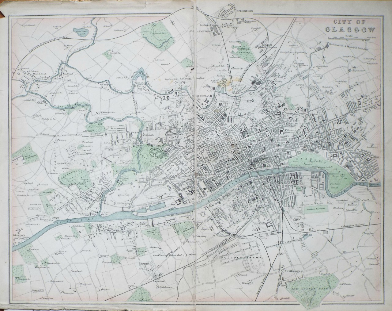 Map of Glasgow - Glasgow