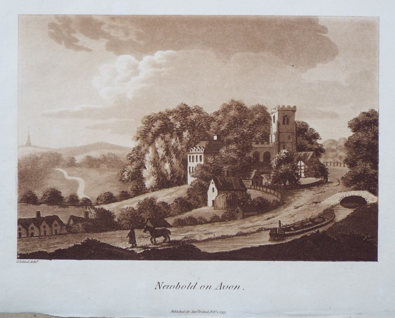 Aquatint - Newbold on Avon. - Ireland