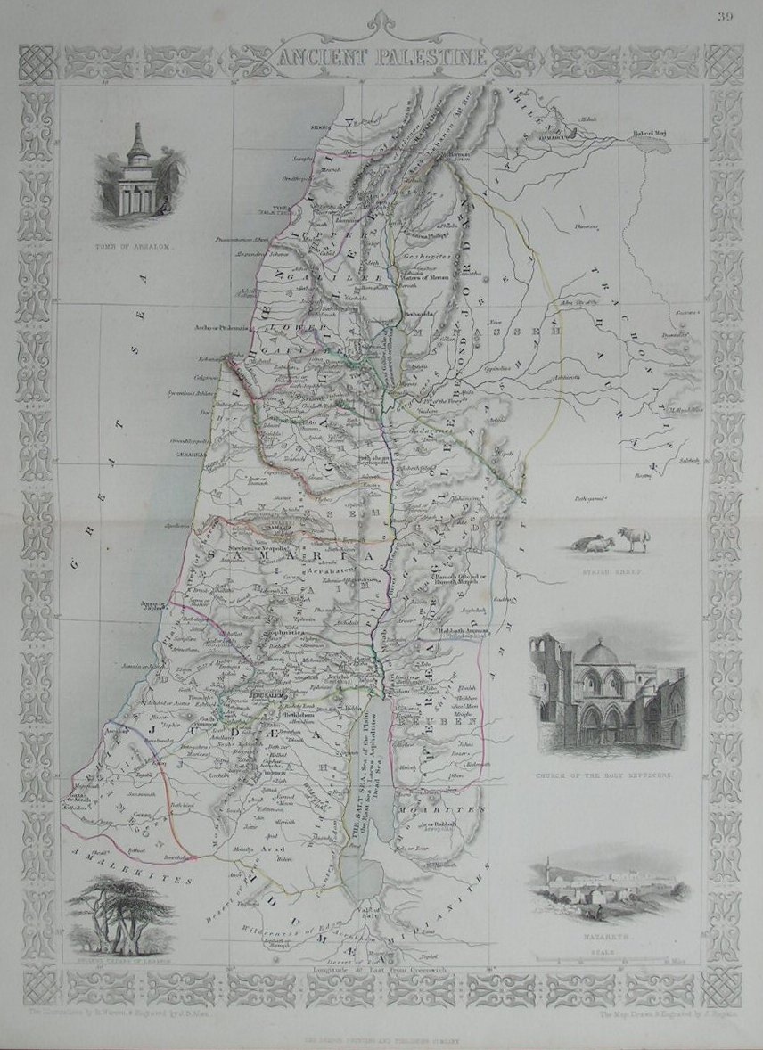 Map of Palestine