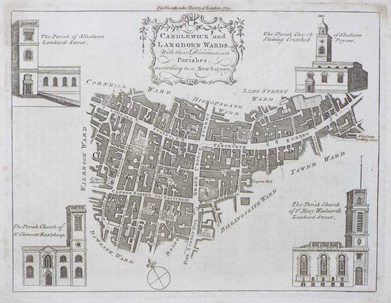 Map of City of London - London