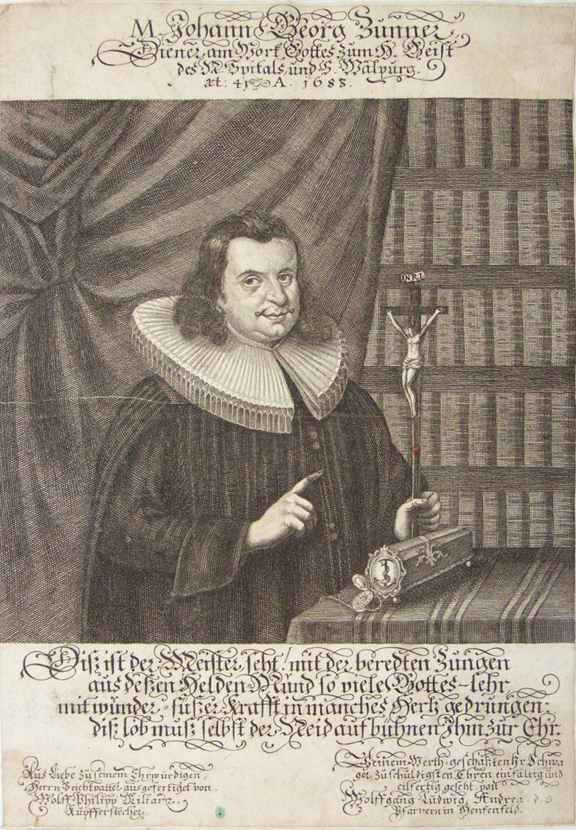 Print - M. Johann Georg Bunne