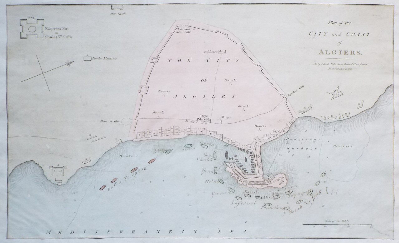 Map of Algiers - Algiers