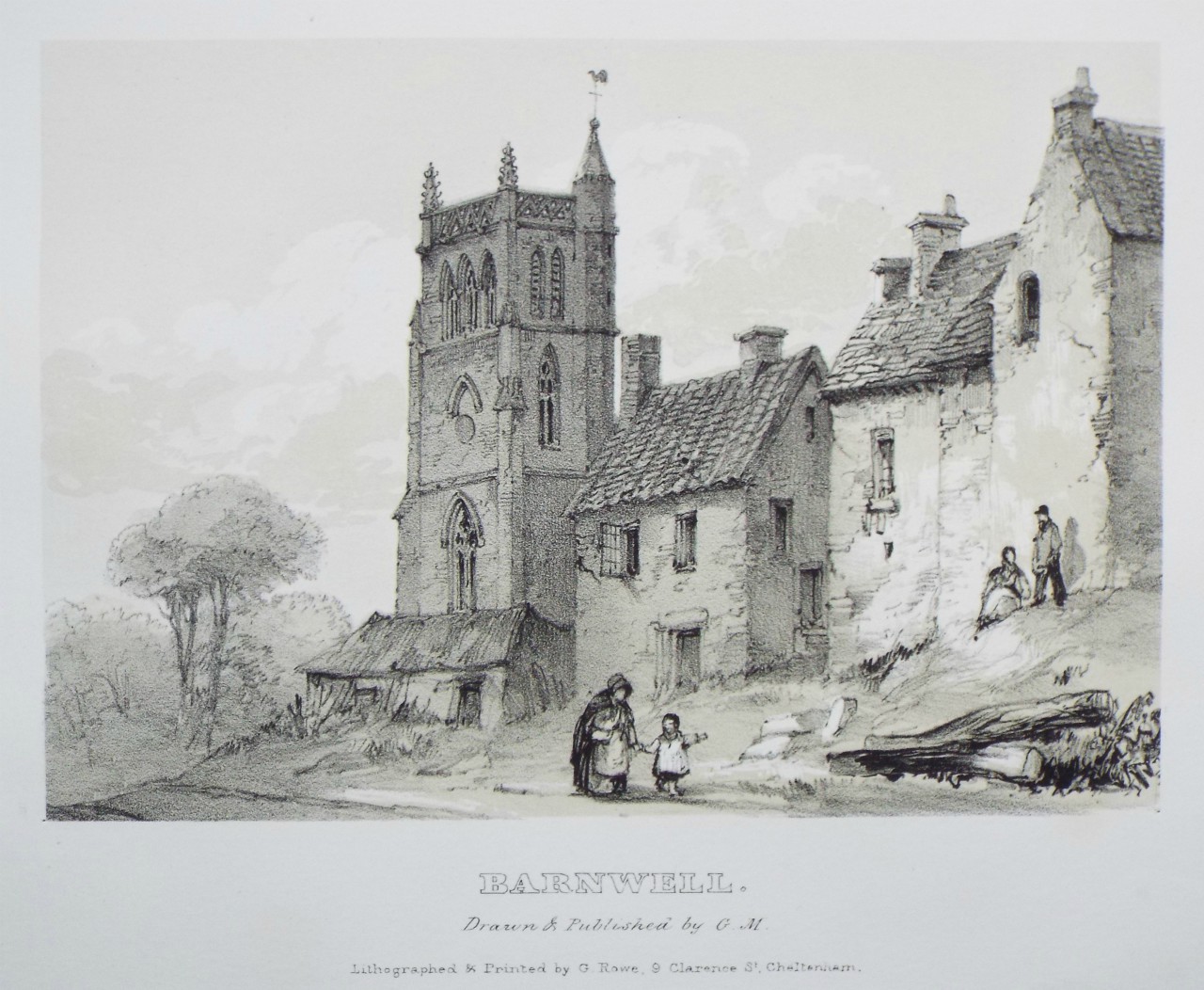 Lithograph - Barnwell. - Rowe