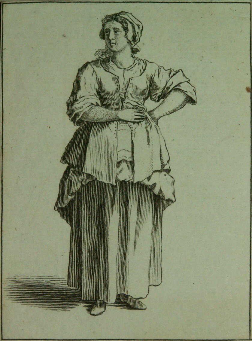 Etching - (Peasant woman)