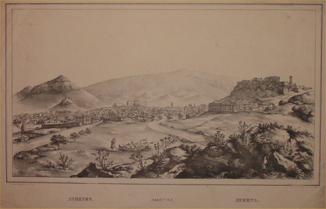 Lithograph - Athens