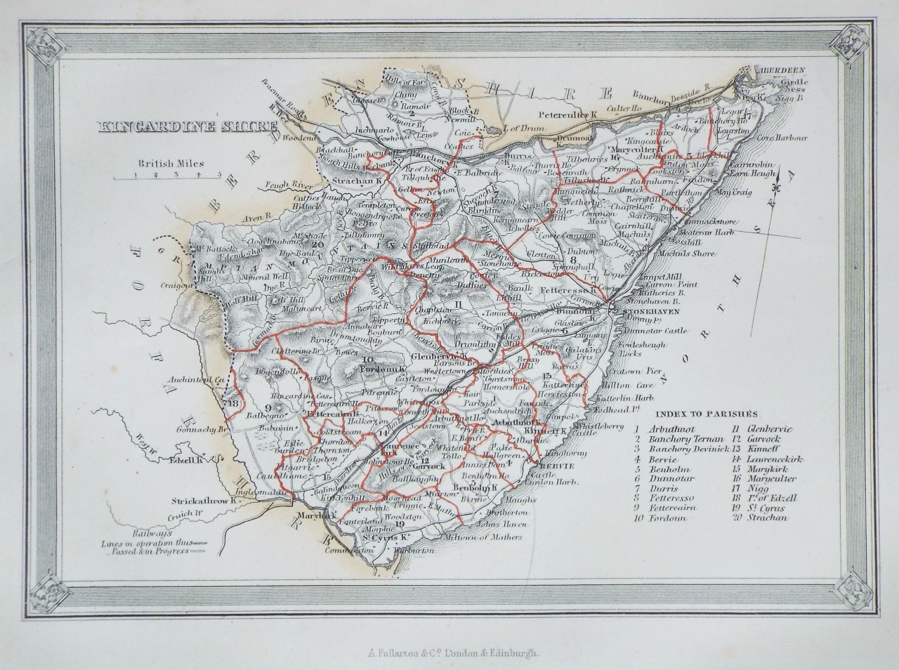 Map of Scotland - Fullarton