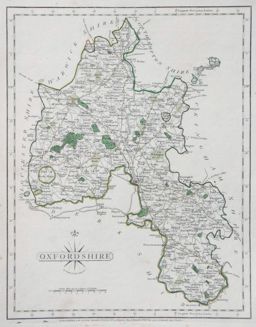 Map of Oxfordshire