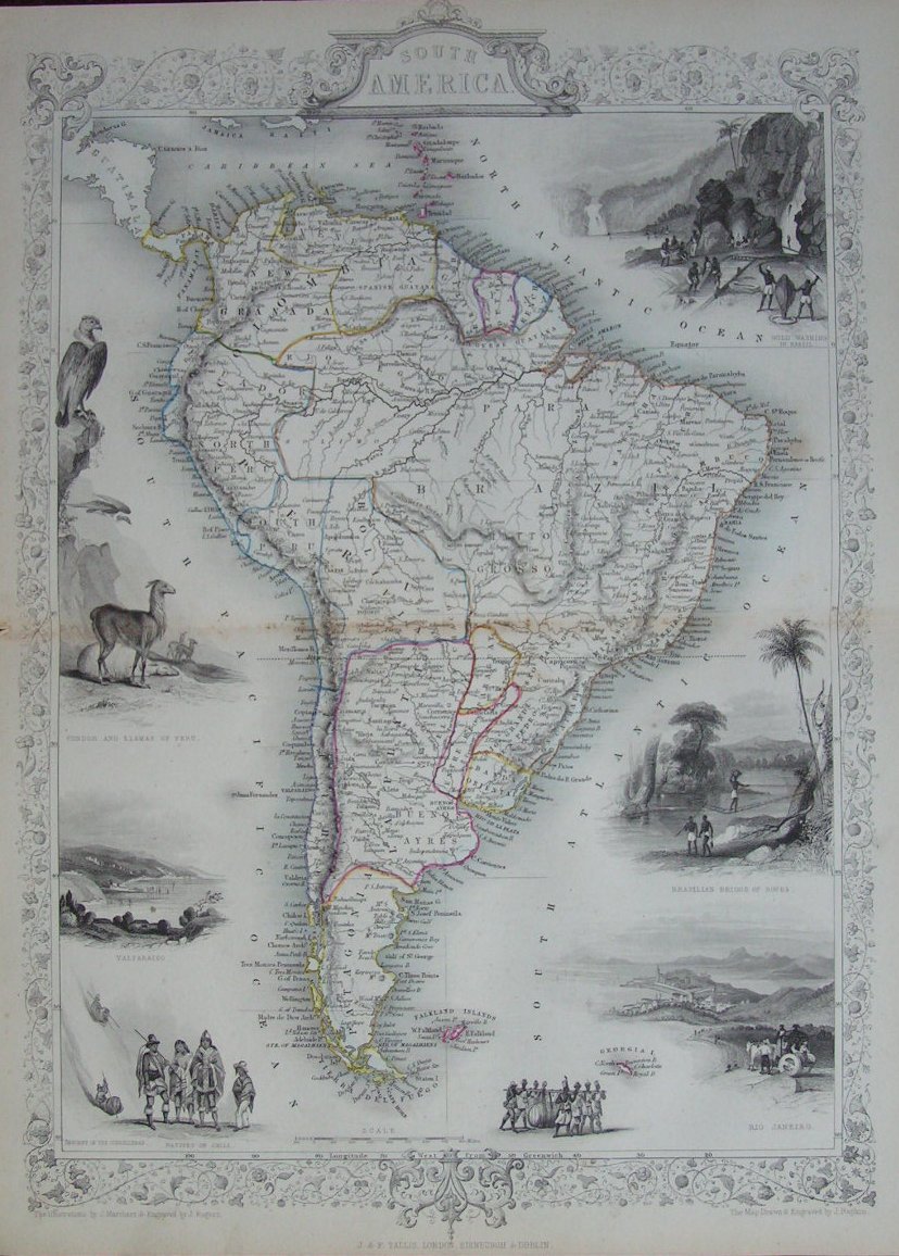 Map of South America