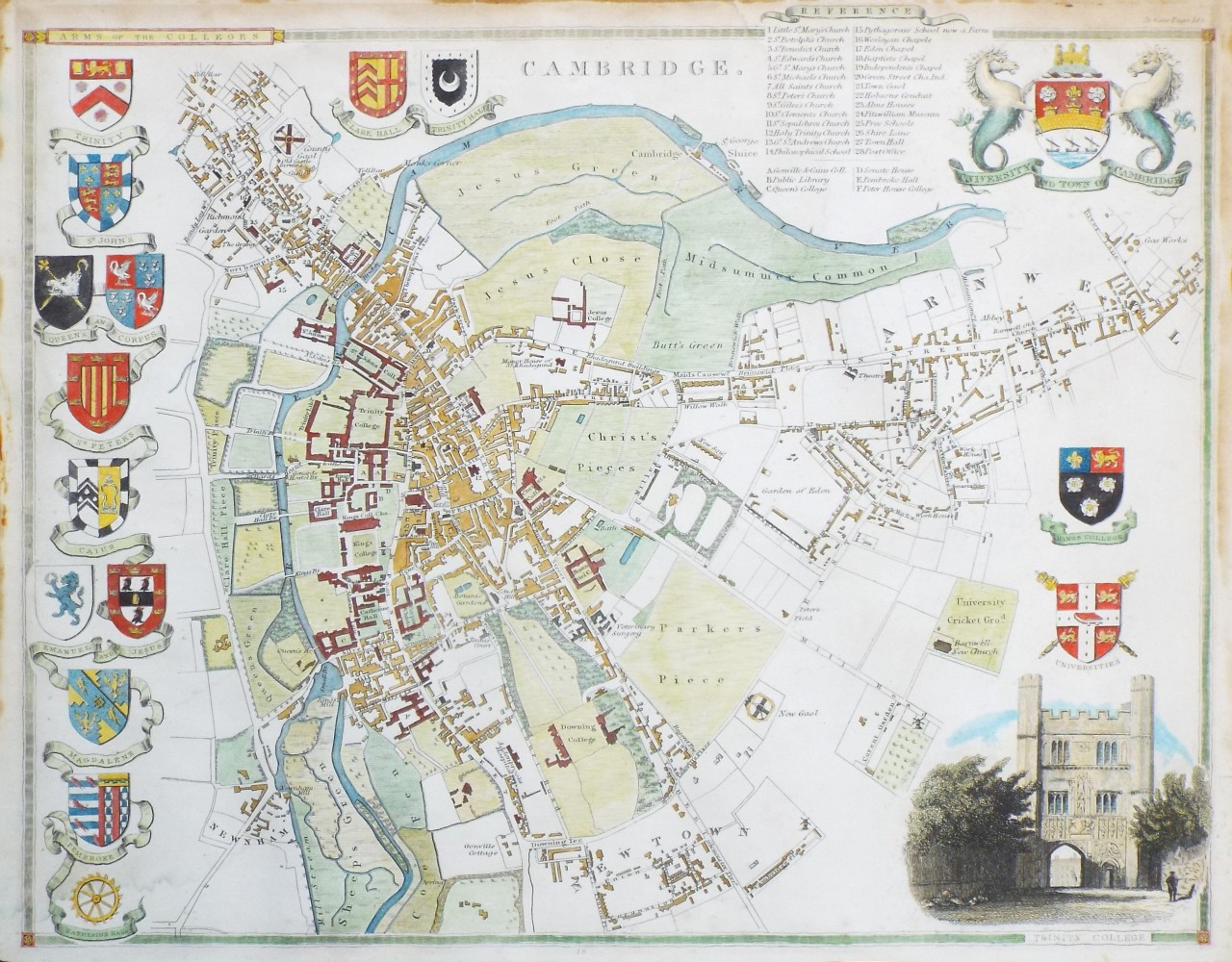 Map of Cambridge - Cambridge