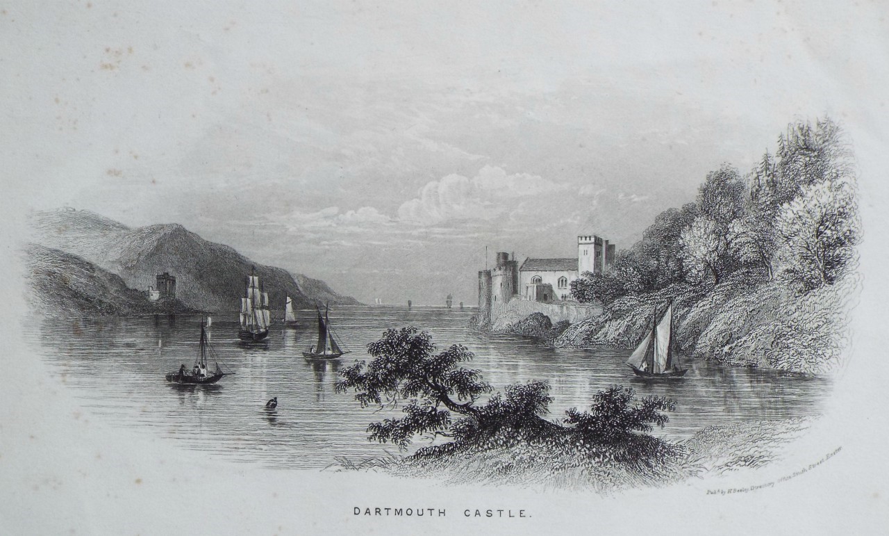 Steel Vignette - Dartmouth Castle.