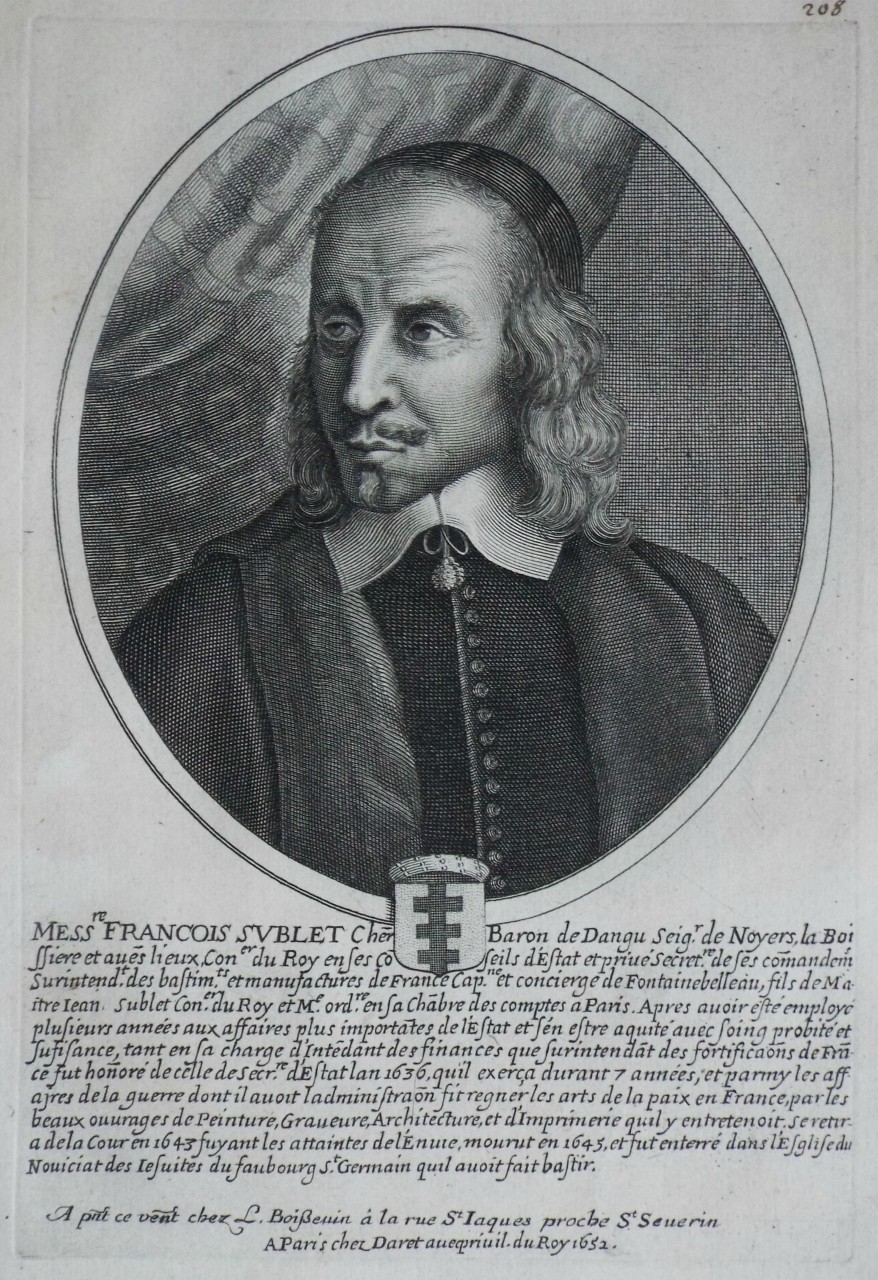 Print - Messre Francois Sublet