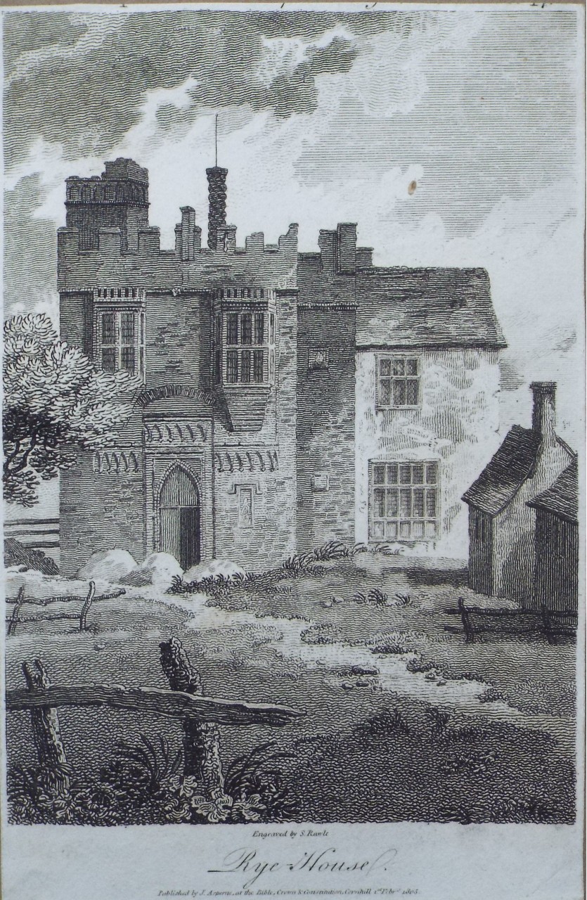 Print - Rye House. - Rawle