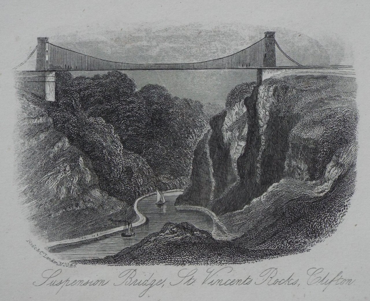 Steel Vignette - Suspension Bridge, St. Vincents Rocks, Clifton - Rock