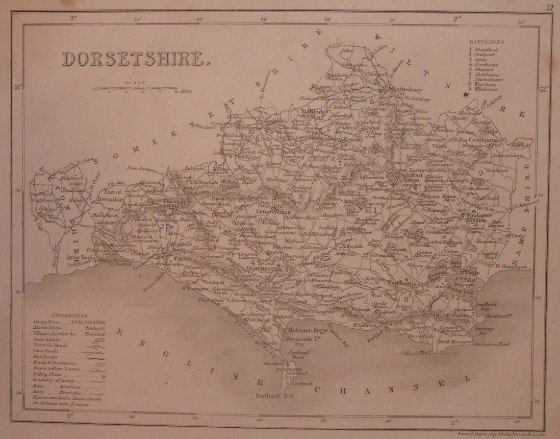 Map of Dorset - Archer