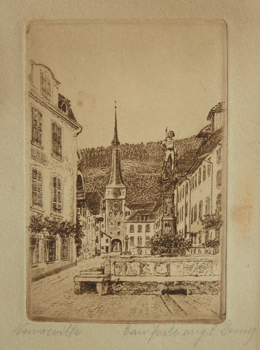 Etching - Neuveville