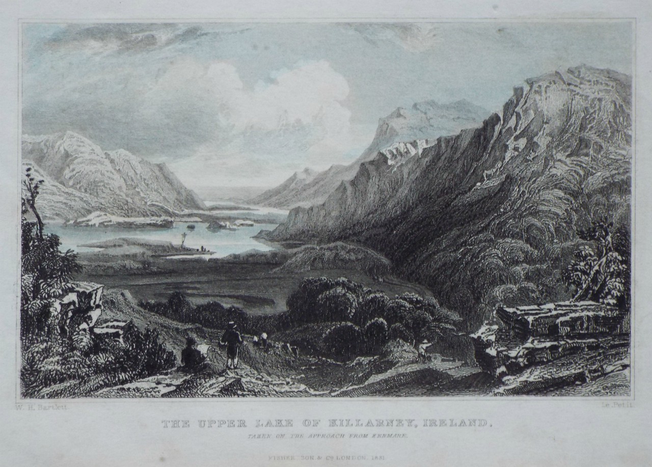 Print - The Upper Lake of Killarney, Ireland. Taken on the Approach from Kenmare. - Le