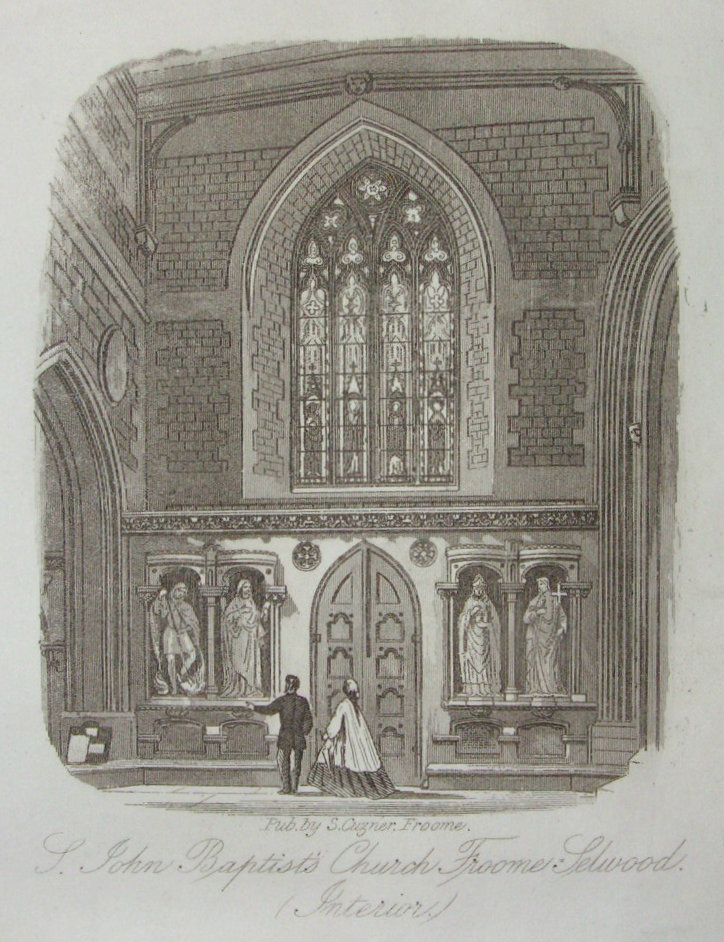 Steel Vignette - S. John Baptist's, Froome Selwood. (Interior.)