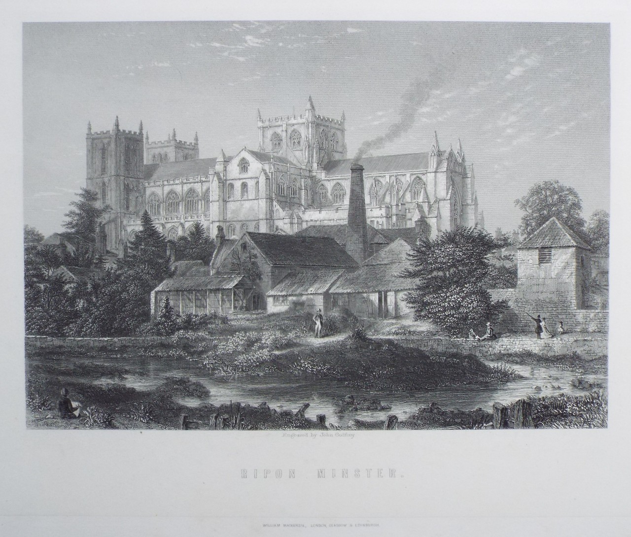 Print - Ripon Minster. - Godfrey