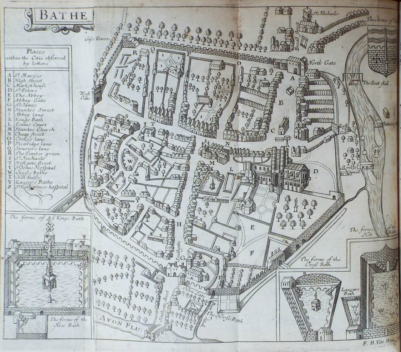 Map of Bath - Bath