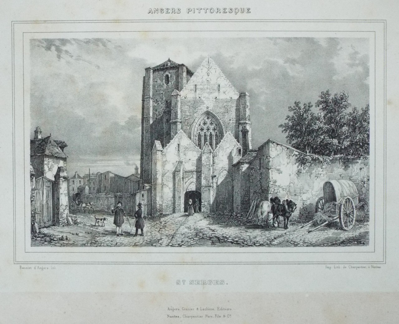 Lithograph - St. Serges. - 