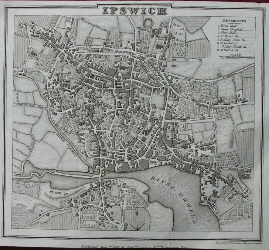 Map of Ipswich - Ipswich