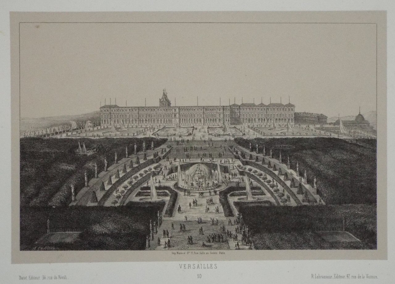 Lithograph - Versailles 10 - Collette