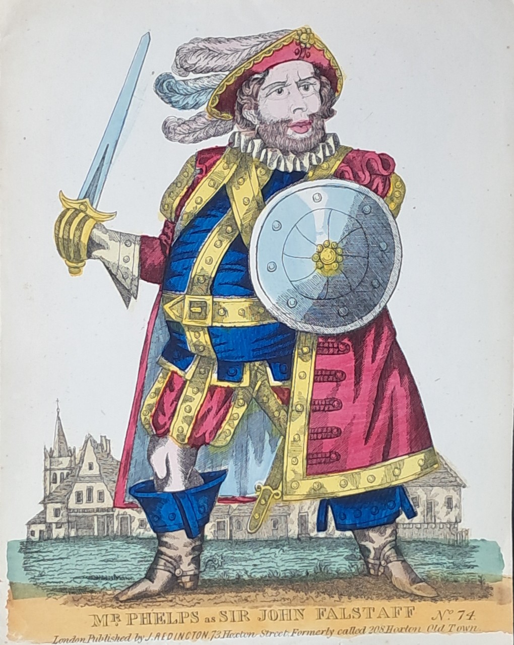 Wood - Mr. Phelps as Sir John Falstaff No. 74.