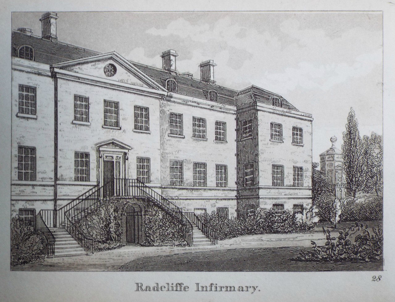 Aquatint - Radcliffe Infirmary.