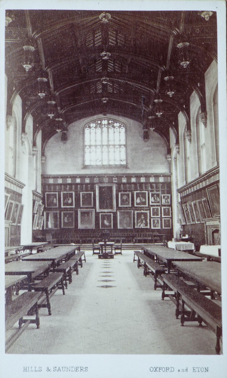 Photograph - Christ Church College Dining Hall