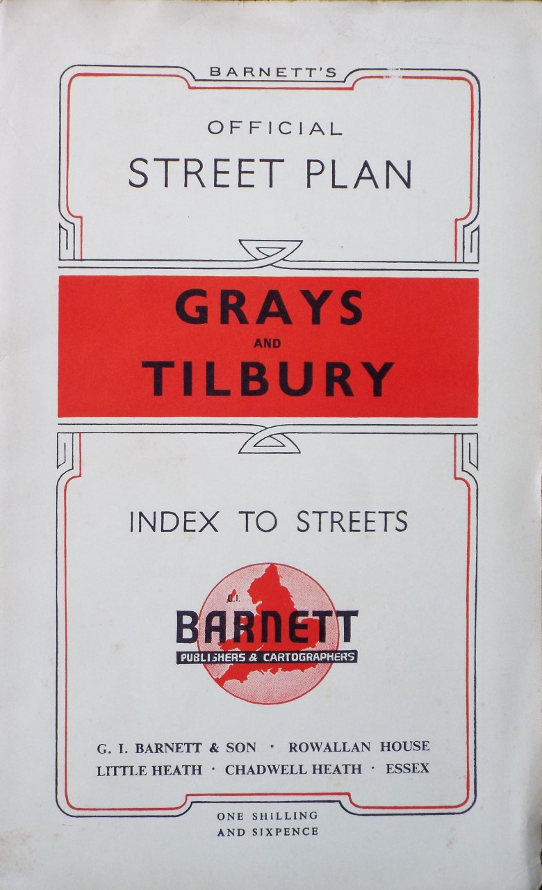 Map of Grays - Grays
