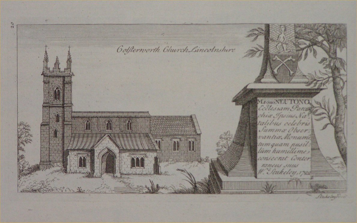 Print - Colsterworth Church Lincolnshire