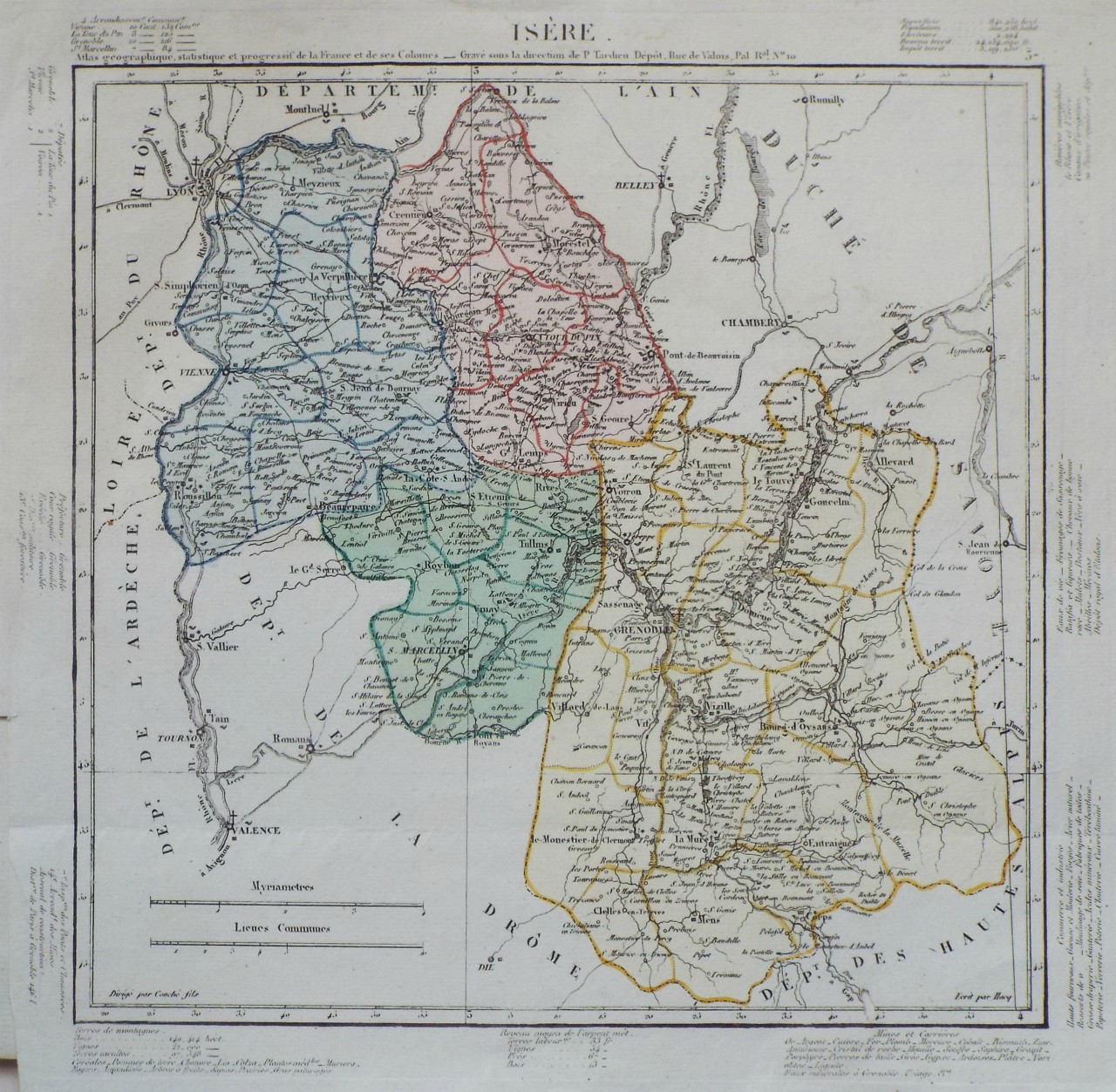 Map of Isere