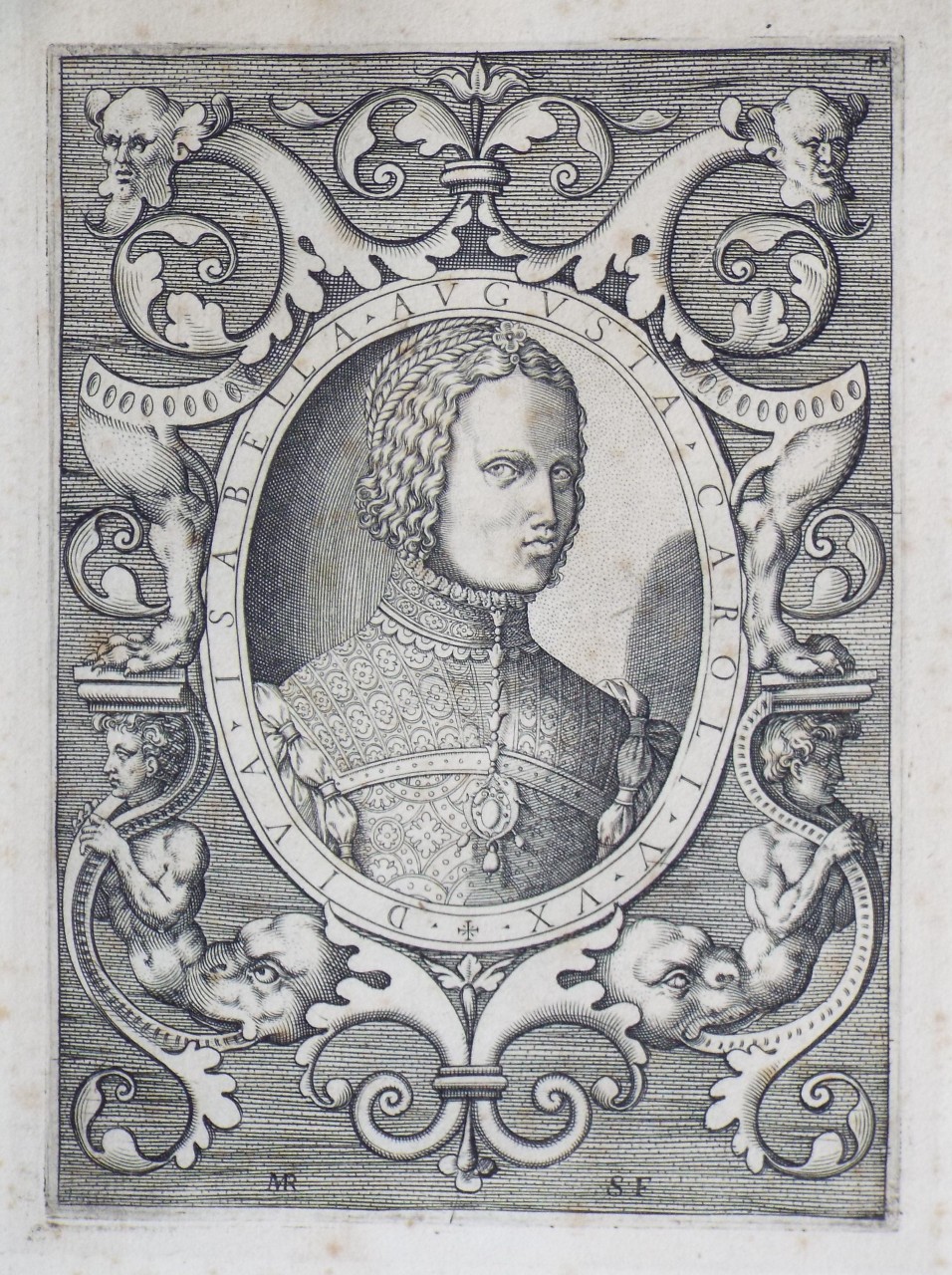 Print - Diva Isabella Augusta Carolus V . VX