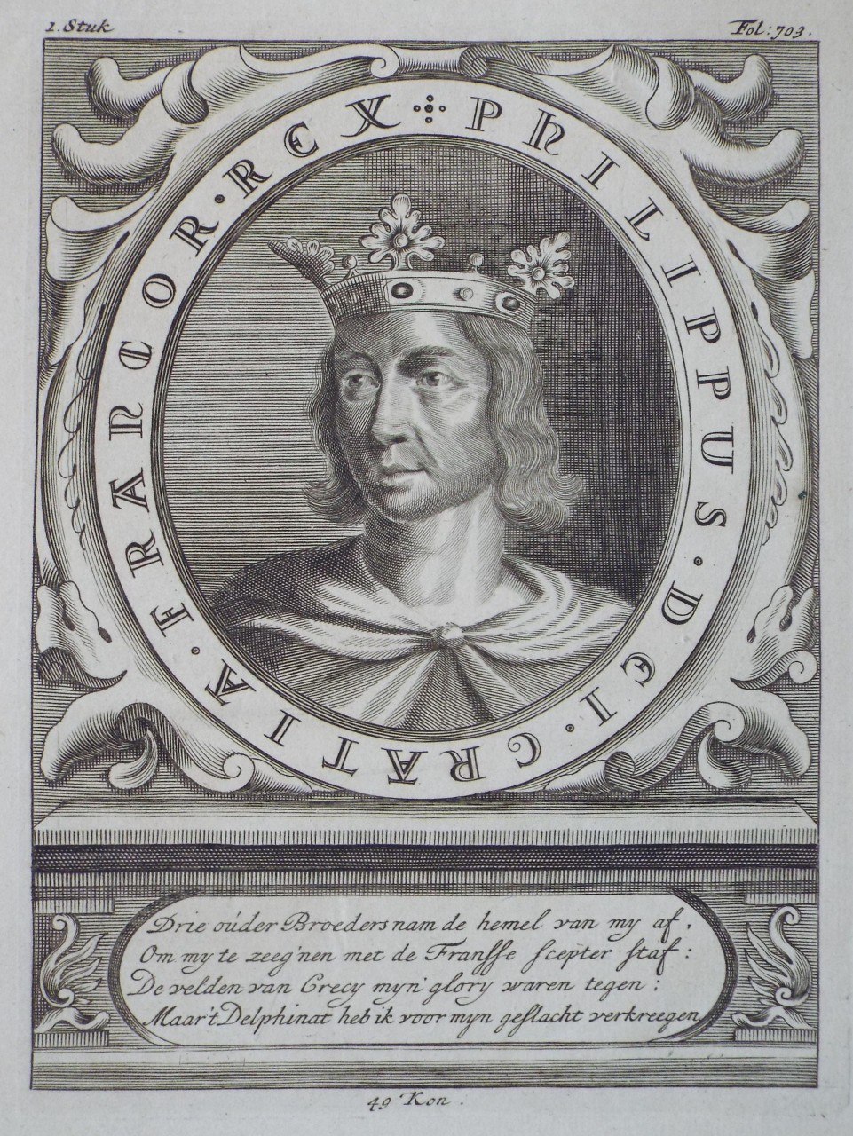 Print - Ludovicus Dei Gratia Franconum Rex