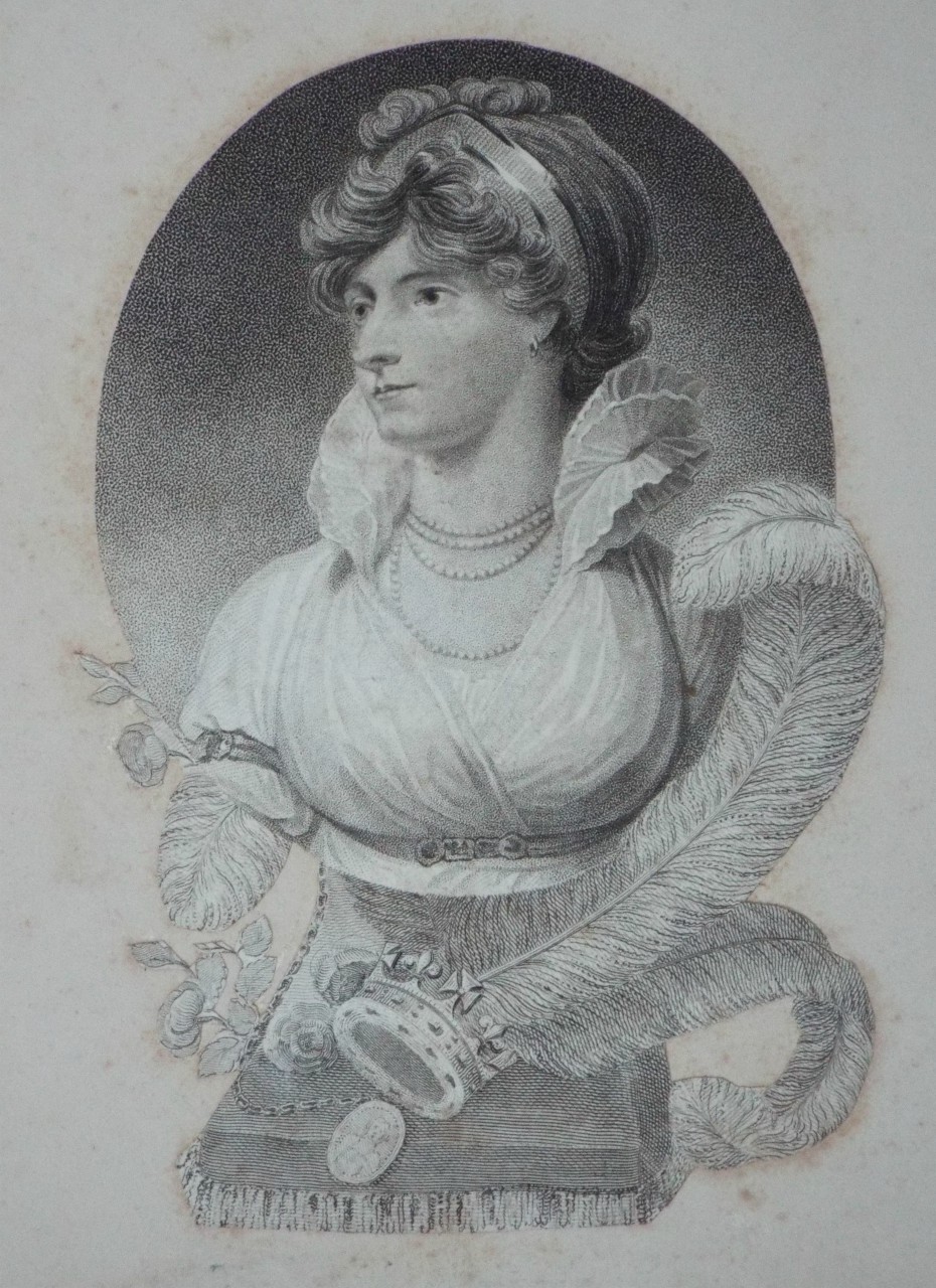 Stipple - Queen Caroline of Brunswick