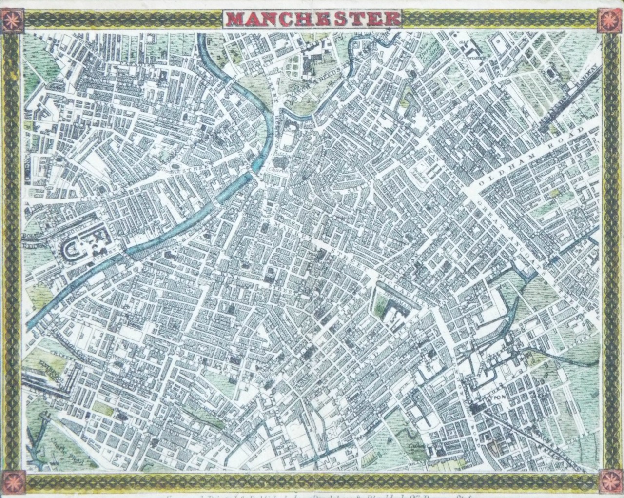 Map of Manchester - Manchester