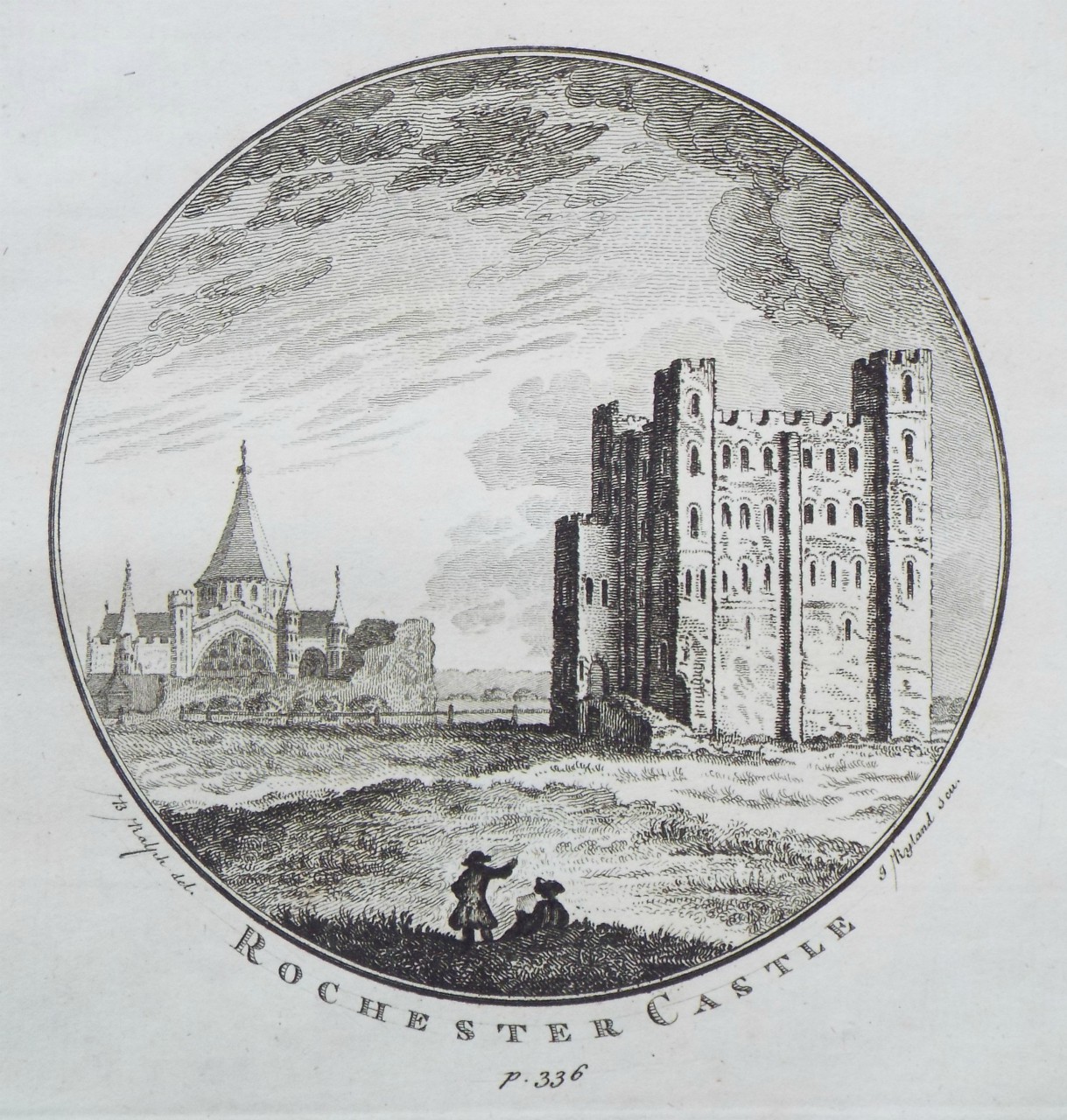 Print - Rochester Castle - Ryland