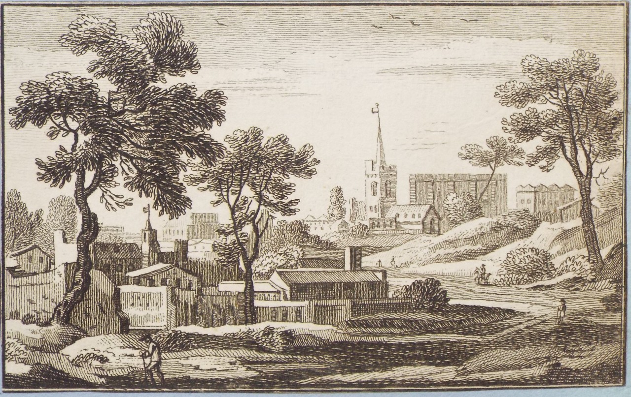 Print - A View of Ealing. - Roberts