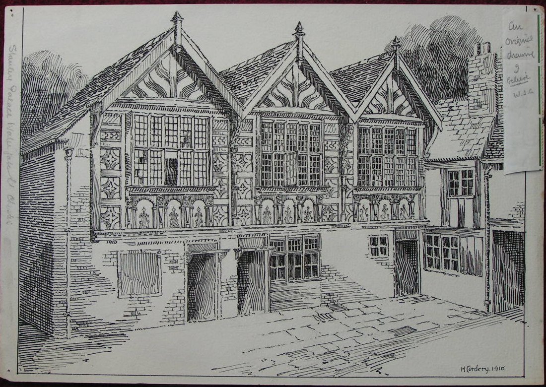 Pen & Ink - Stanley Palace Watergate St Chester