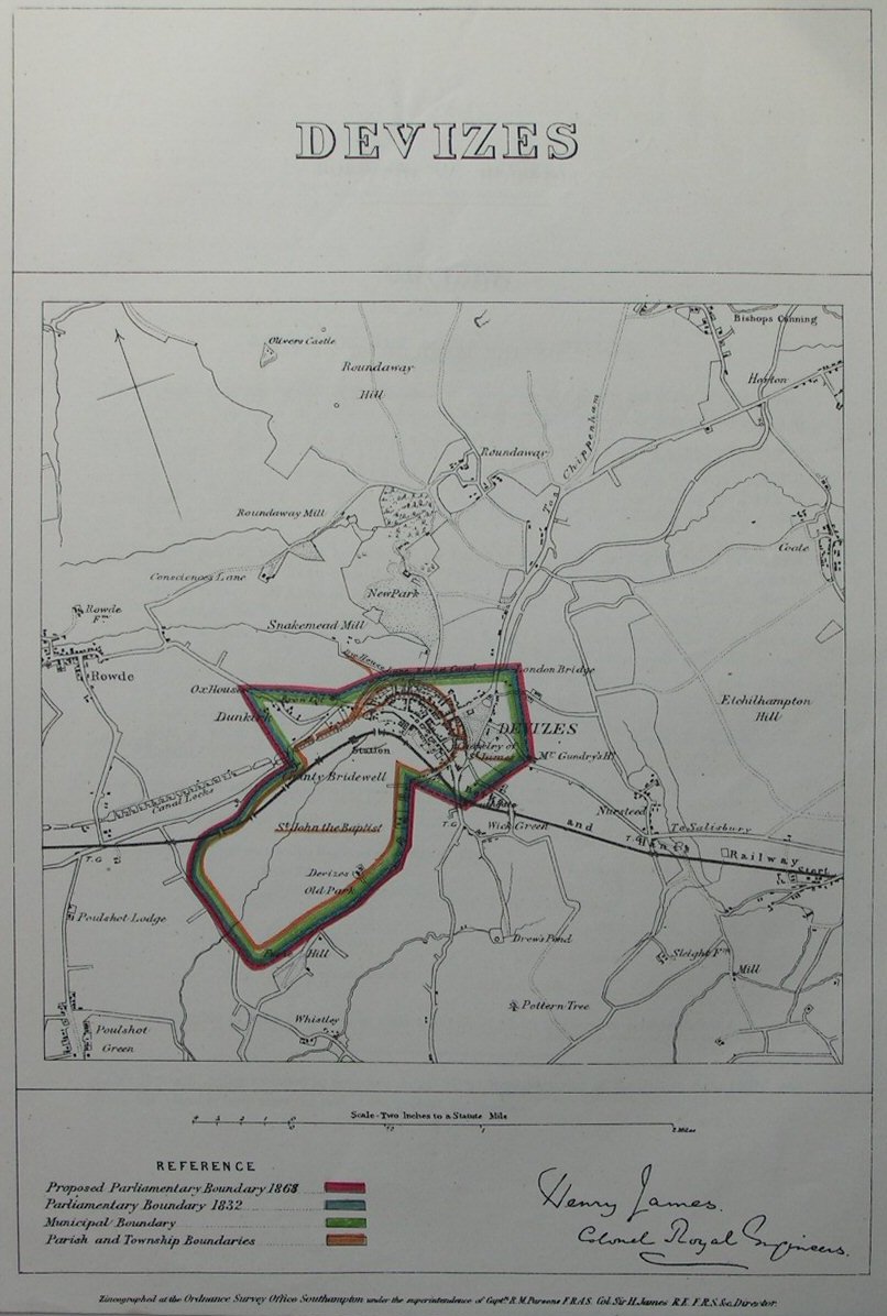 Map of Devizes - Devizes