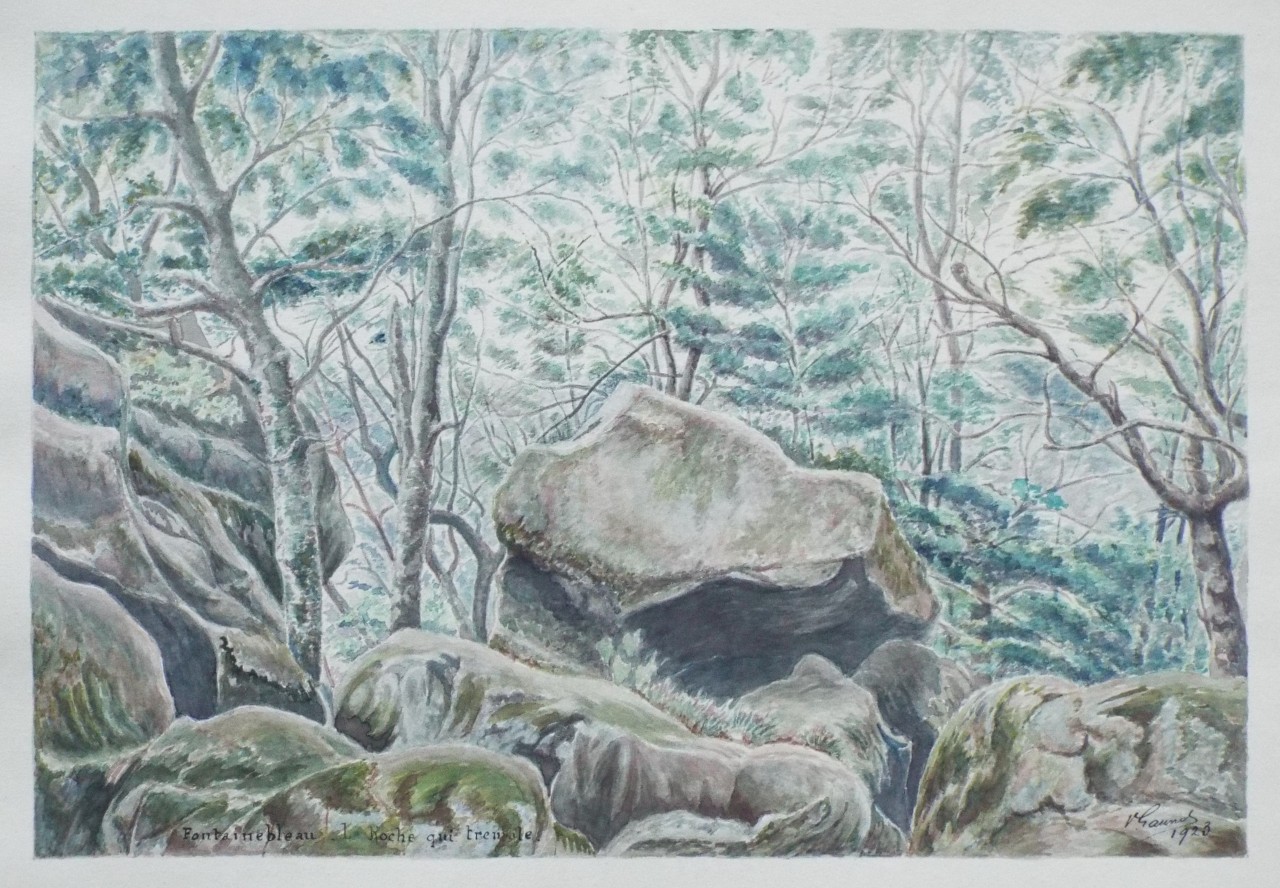 Watercolour - Fontainebleau