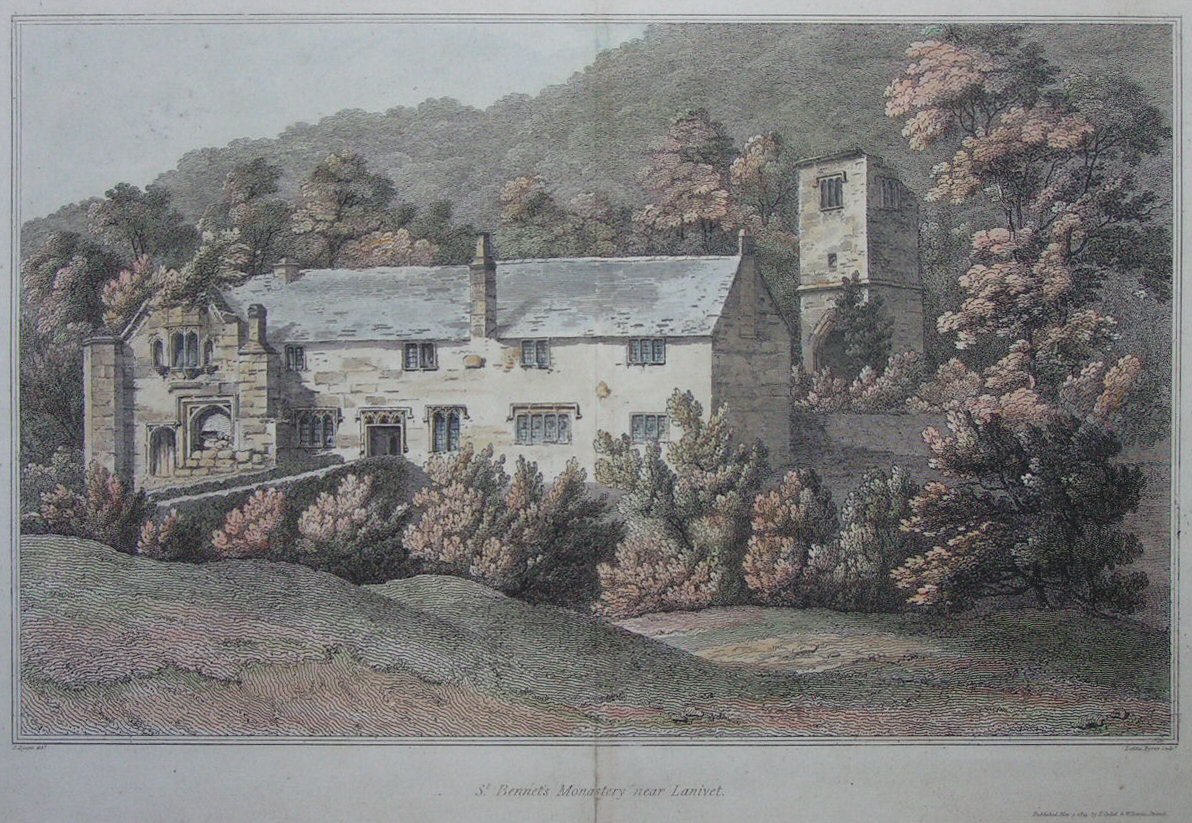 Print - St. Bennet's Monastery near Lanivet - Byrne