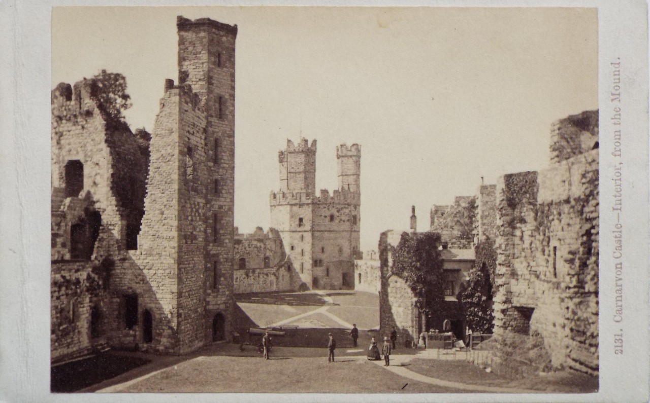 Photograph - Carnarvon Castle - Interior, from the Mound.