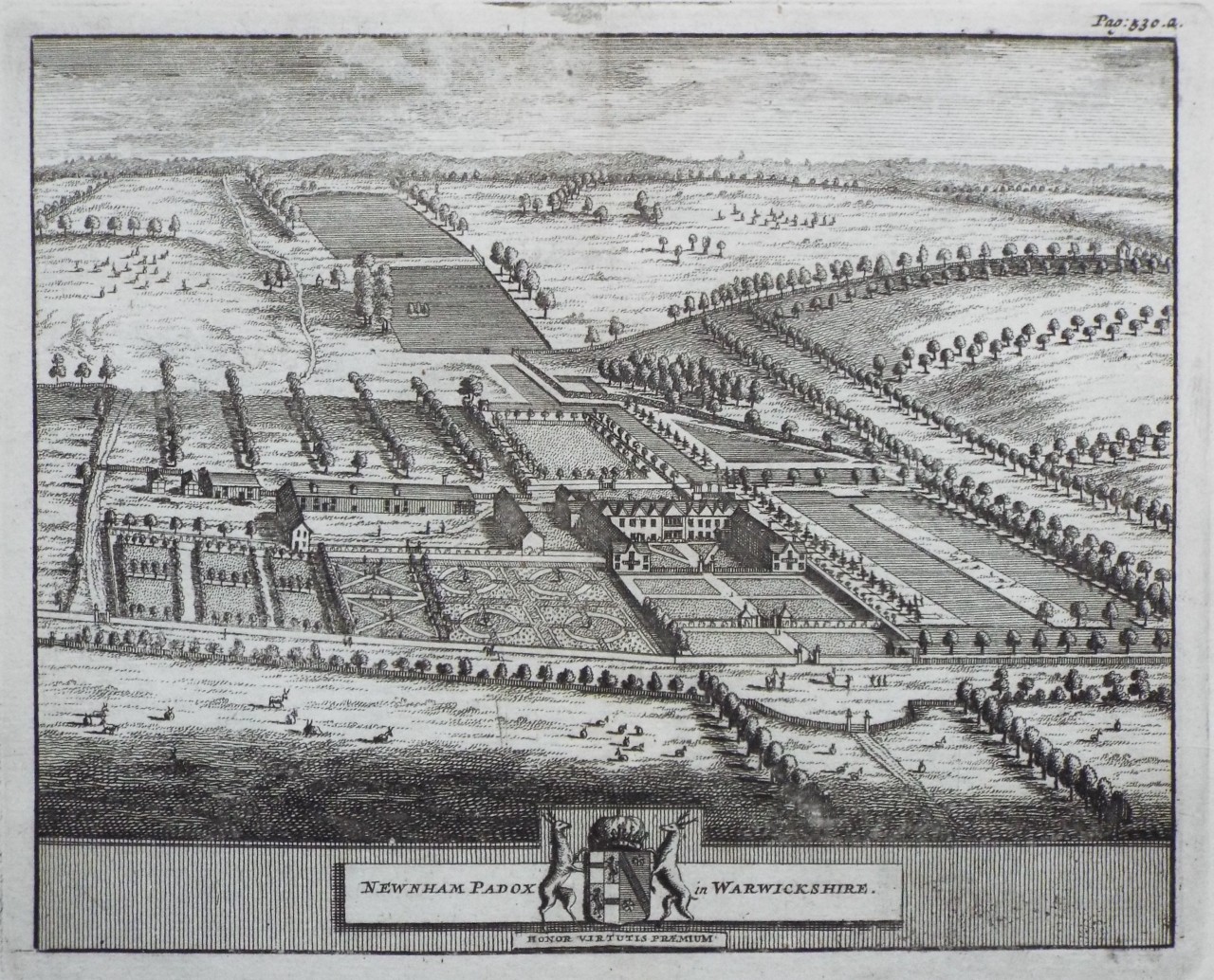 Print - Newnham Padox in Warwickshire.
