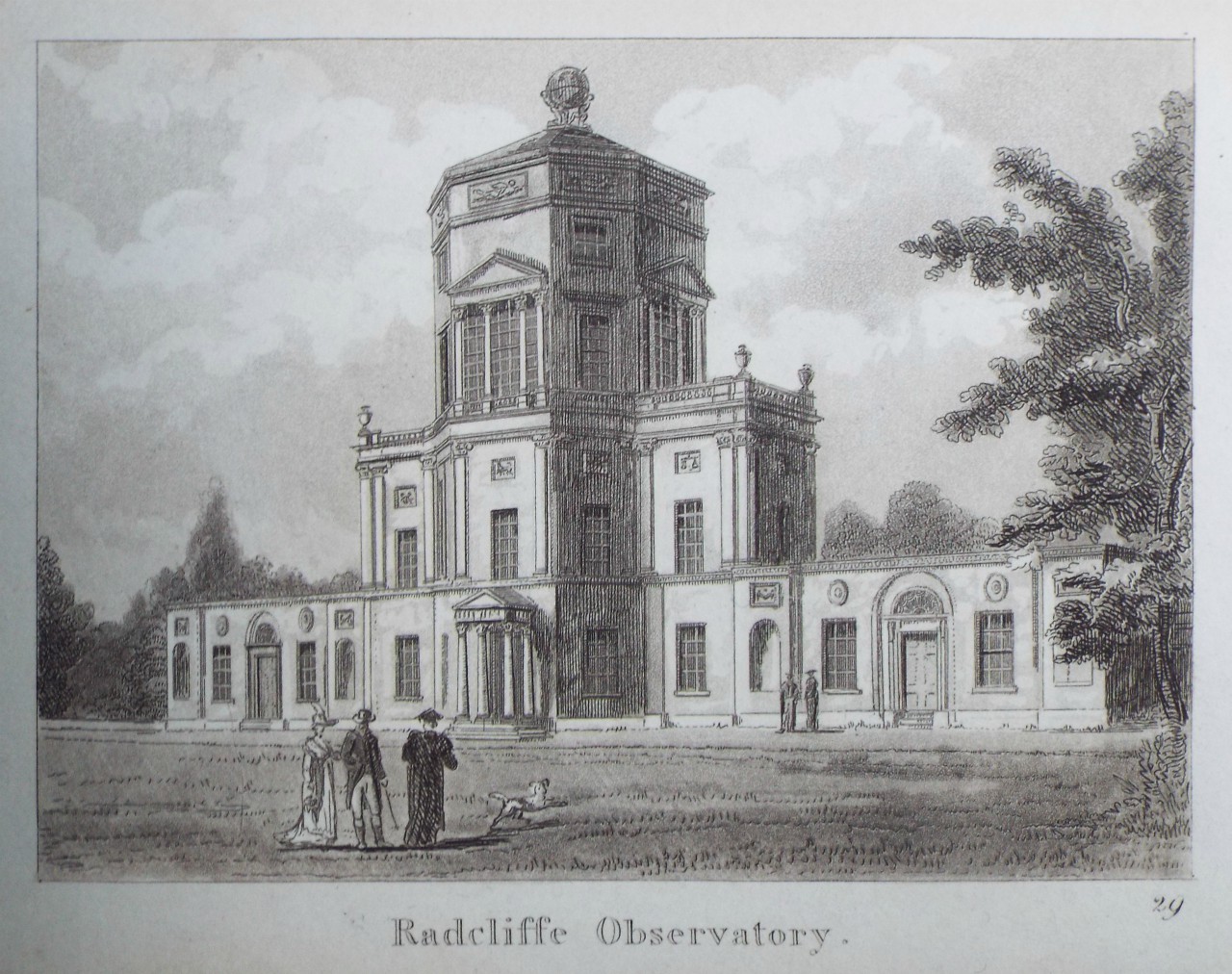 Aquatint - Radcliffe Observatory.