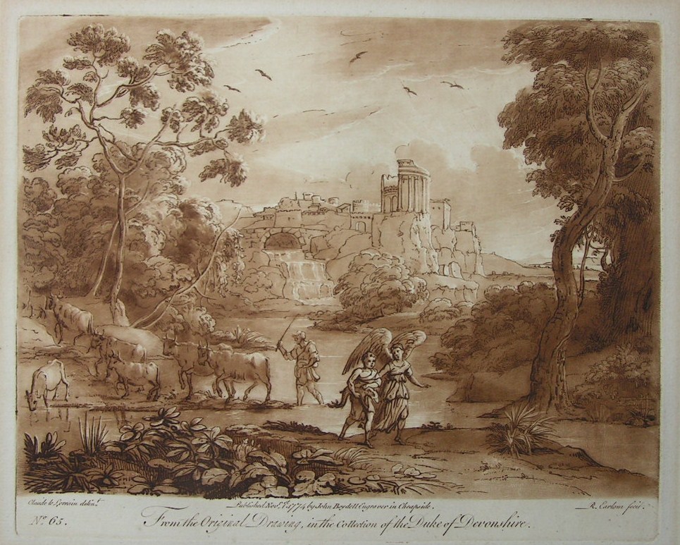 Mezzotint - From the Original Drawing In The Collection Of The Duke Of Devonshire - Earlom