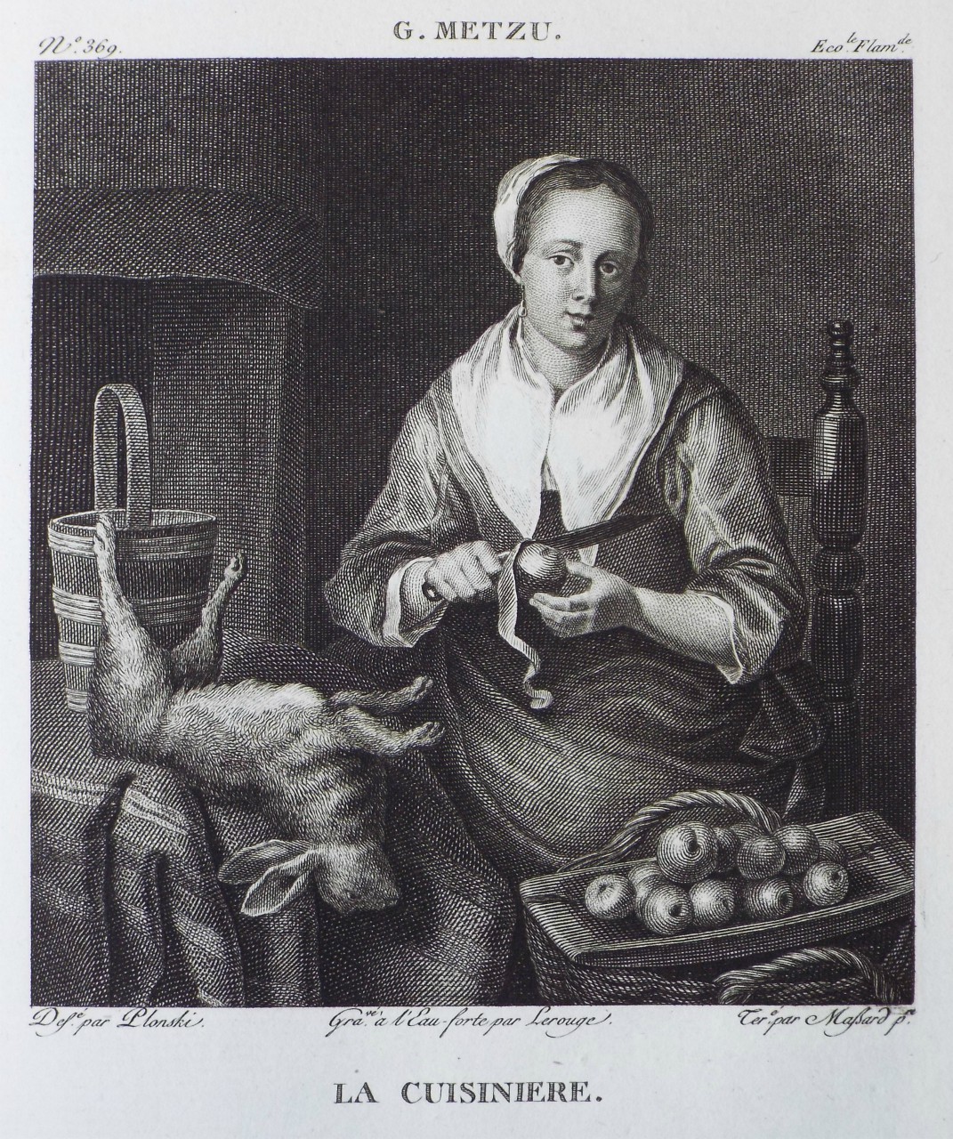 Print - La Cuisiniere.