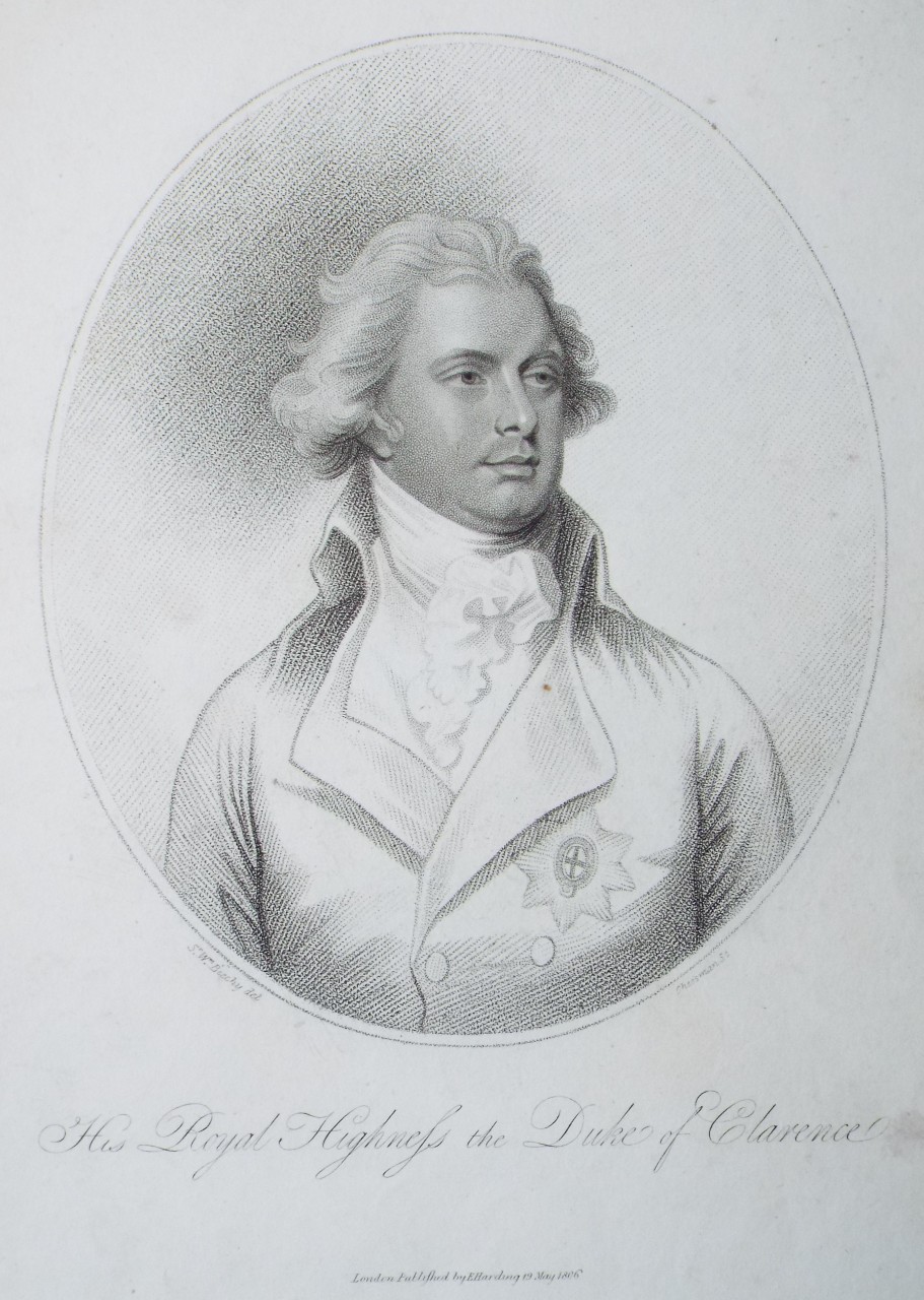 Stipple - His Royal Highness the Duke of Clarence. - Cheesman