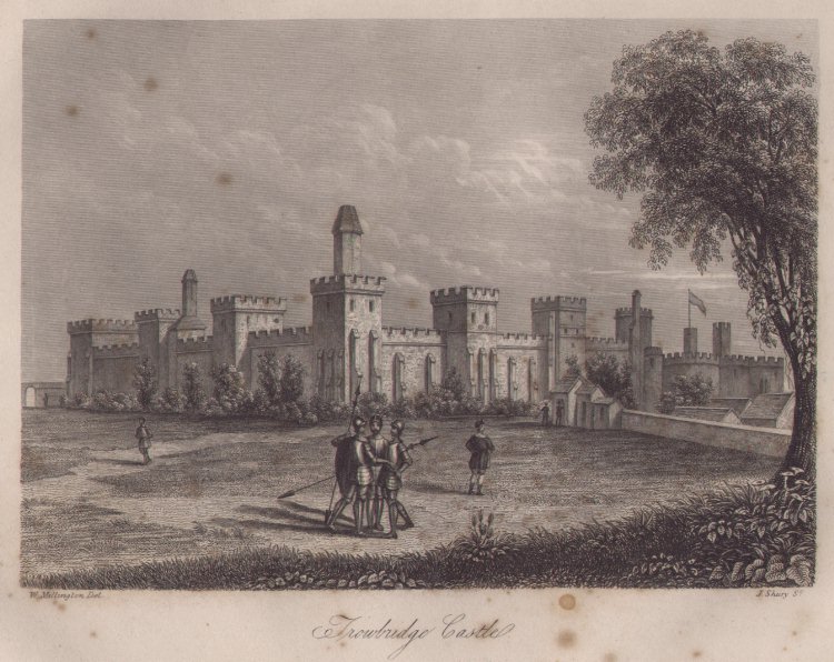 Print - Trowbridge Castle - Shury