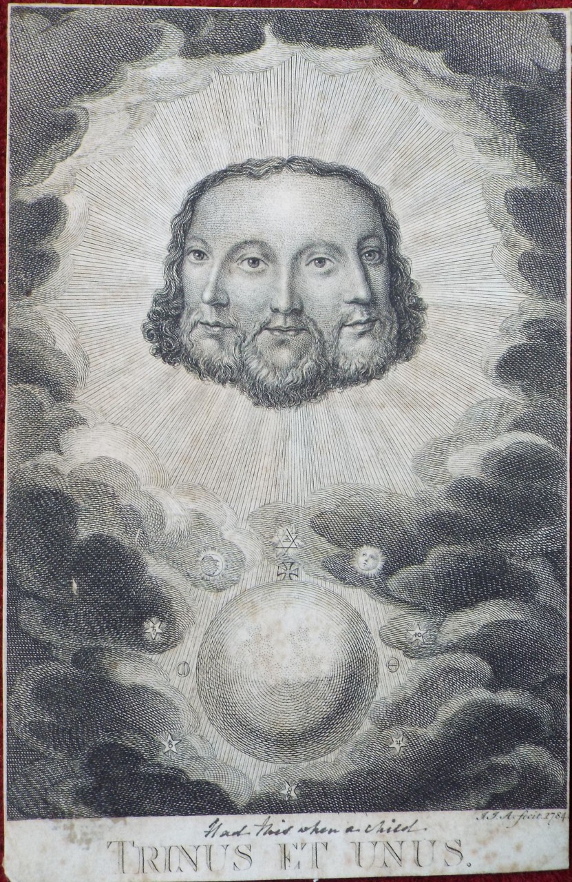 Print - Trinus et Unus. - J.